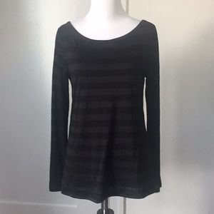 Banana republic long sleeved striped top